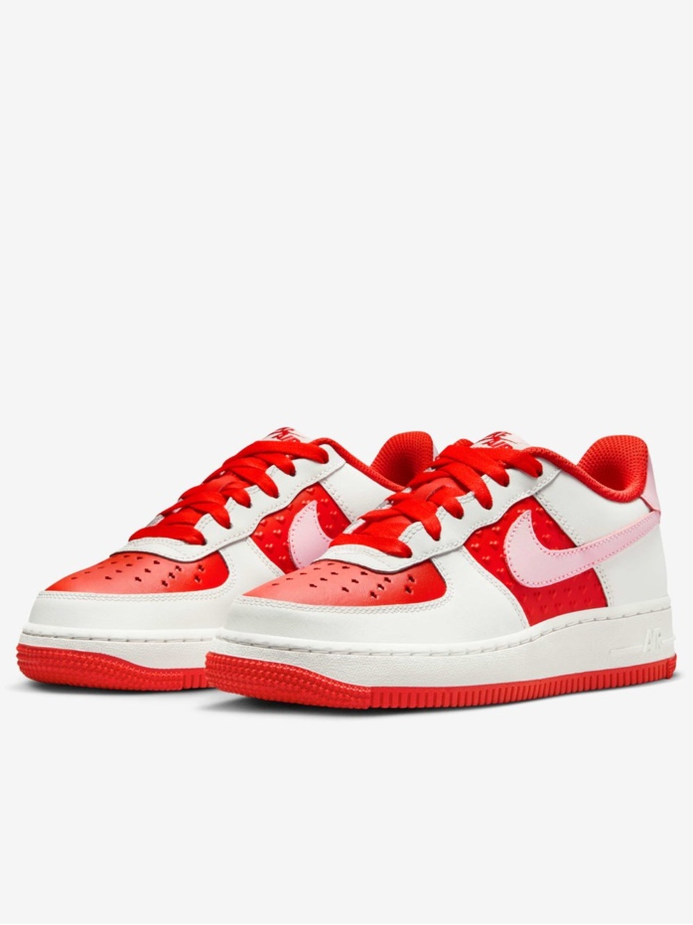 💕HTF NIKE AIR FORCE 1 VALENTINE’S DAY LIMITED EDITION SNEAKERS 5.5 Y 7 38 EU - Picture 6 of 15
